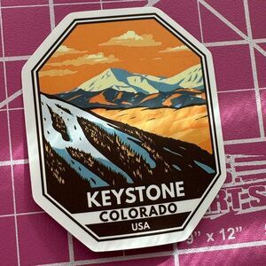 💜13/$13 +Bundle Sticker Sale | Travel Keystone Colorado Waterproof Sticker